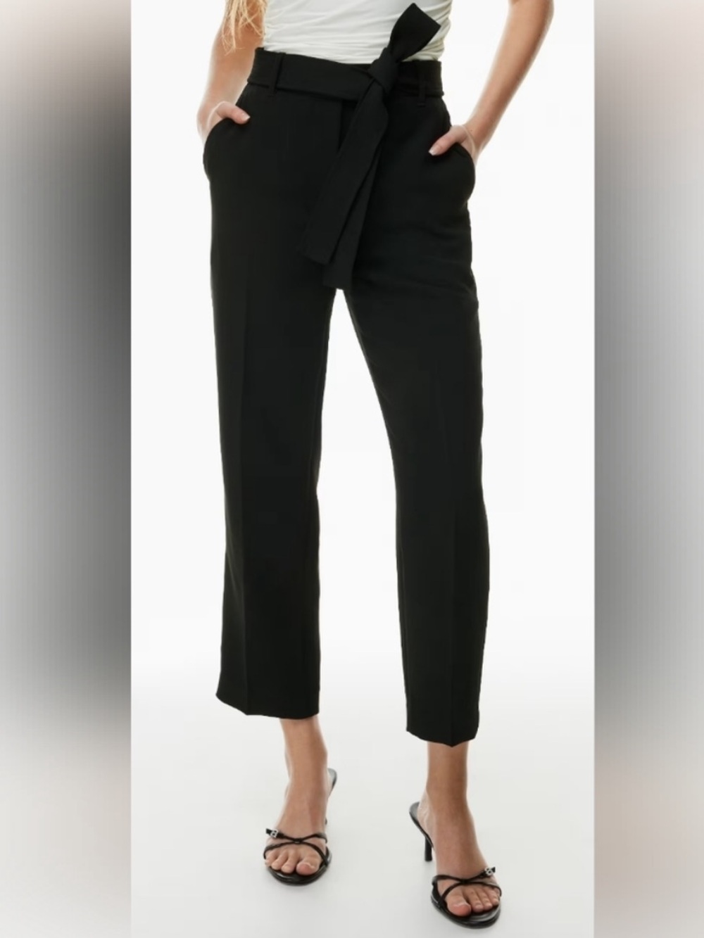 Aritzia Wilfred Tie Front Pants